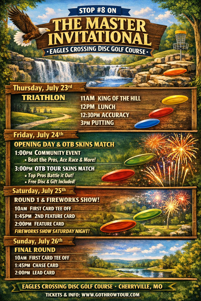 Load image into Gallery viewer, 2026 Masters Invitational - Go Throw Tour #8
